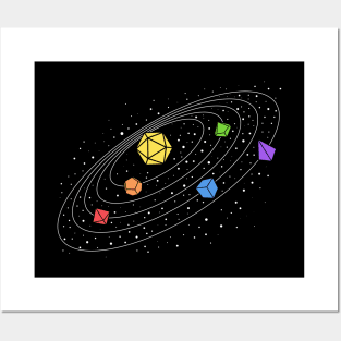 Solar System Dice Tabletop RPG Posters and Art